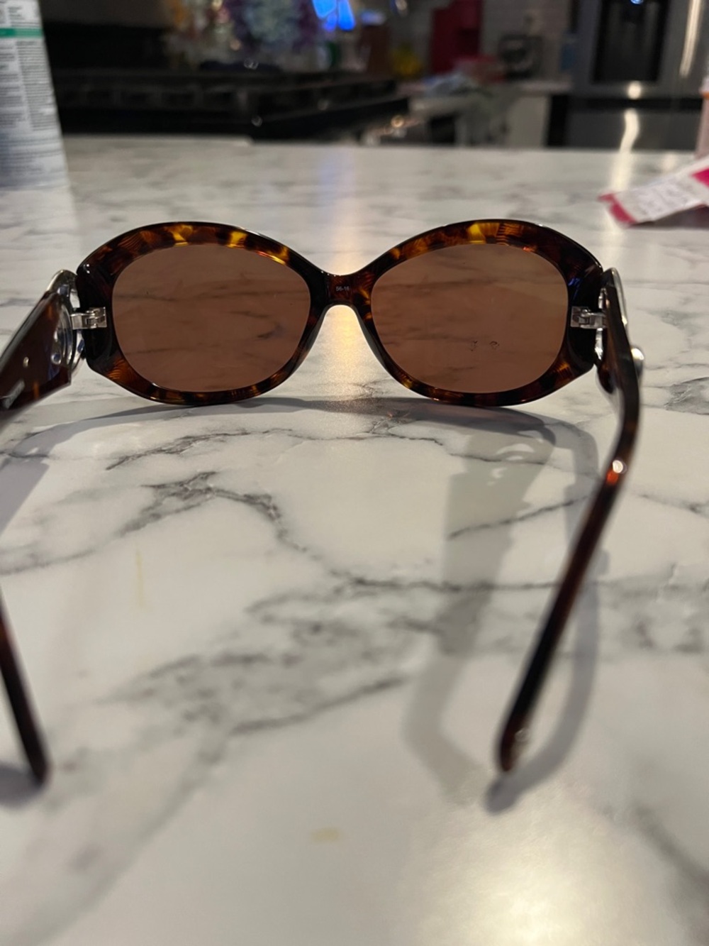 Brighton Glendora Tortoiseshell Oval Women’s Sunglasses - Brown Lenses - Picture 3 of 6